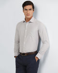 Lavender Non Iron Textured Shirt - Rise E
