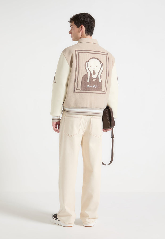 le-galerie-wool-blend-varsity-jacket-beige