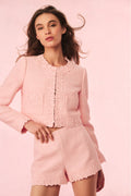Leilana Tweed Cropped Jacket