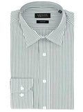 Liberty Business Green Striped Shirt