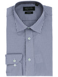 Liberty Business Navy Gingham Shirt