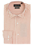 Liberty Casual Orange Striped Summer Shirt