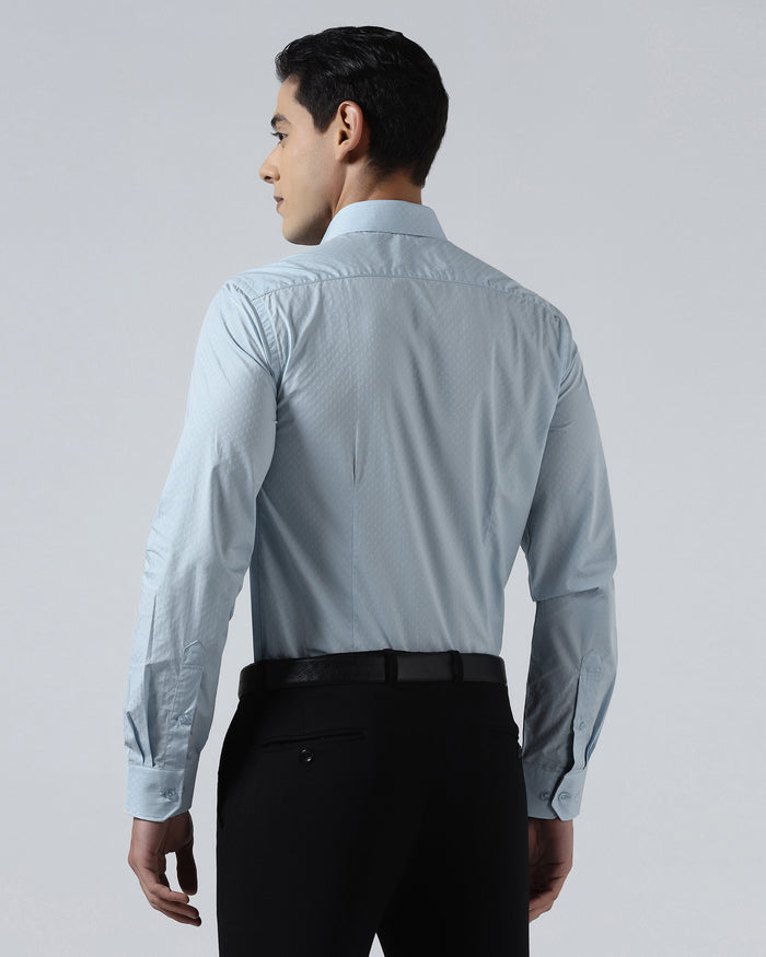 Light Blue Check Shirt - Shadow