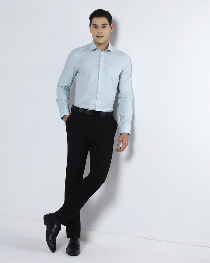 Light Blue Check Shirt - Shadow