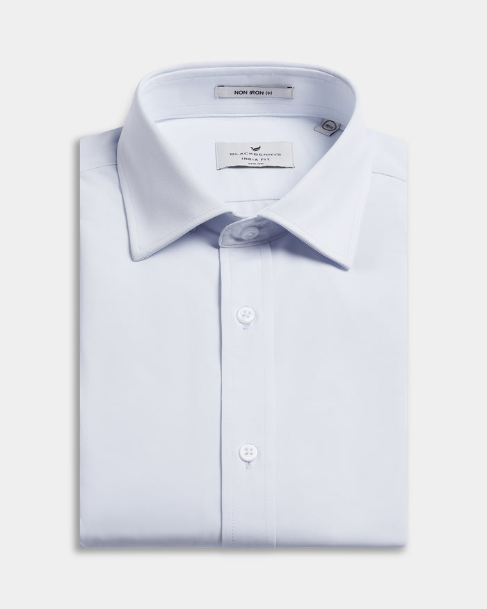 Light Blue Non Iron Solid Shirt - Electra