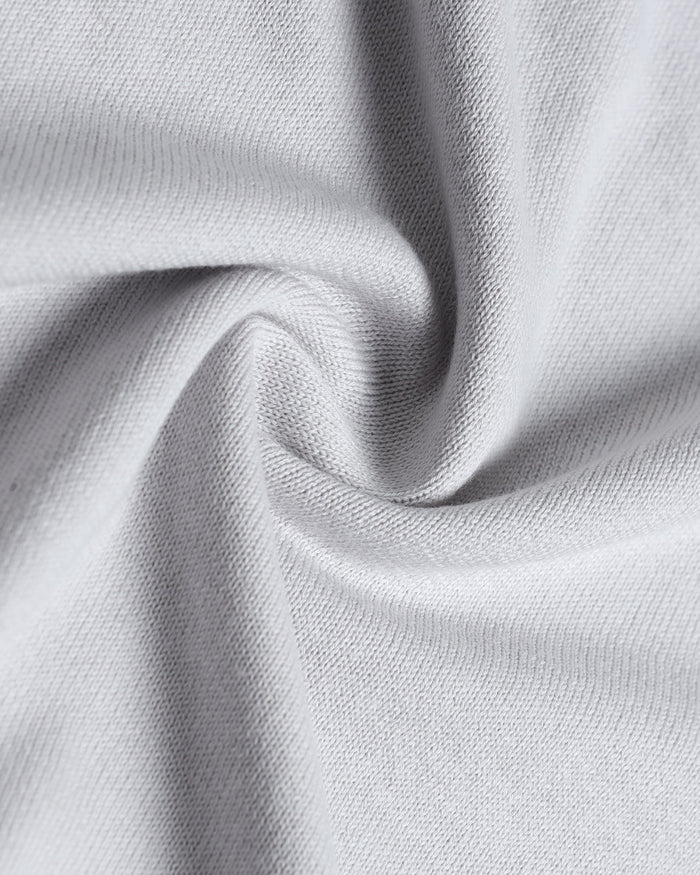Light Grey Solid Polo - Thomas