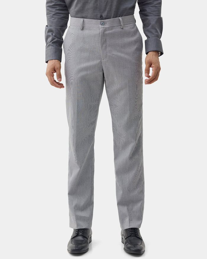 CLEAN FRONT SLIM FIT SOLID TROUSER