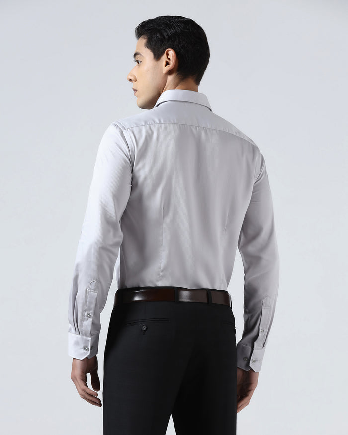Light Grey Stripe Shirt - Syros