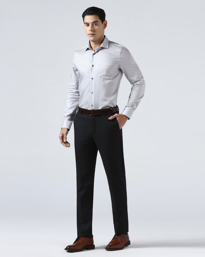 Light Grey Stripe Shirt - Syros
