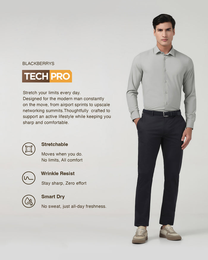 Light Grey TechPro Solid Shirt - Shephard