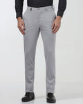 Light Grey Textured Trouser - Jay