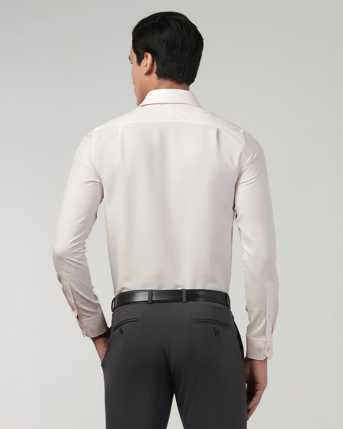 Light Pink Non Iron Textured Shirt - Reform E