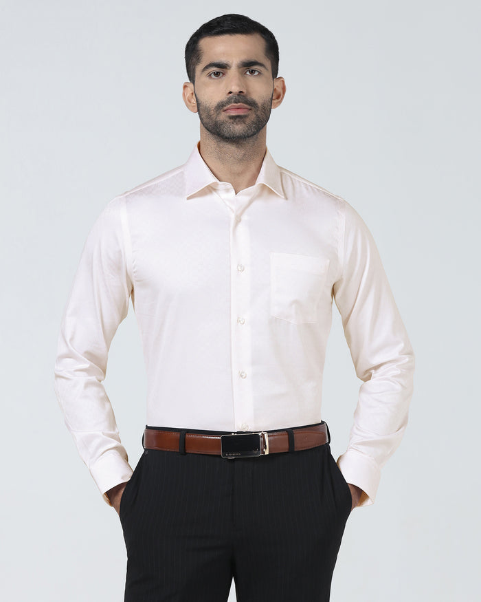 Light Pink Unwrinkle Textured Shirt - Easton