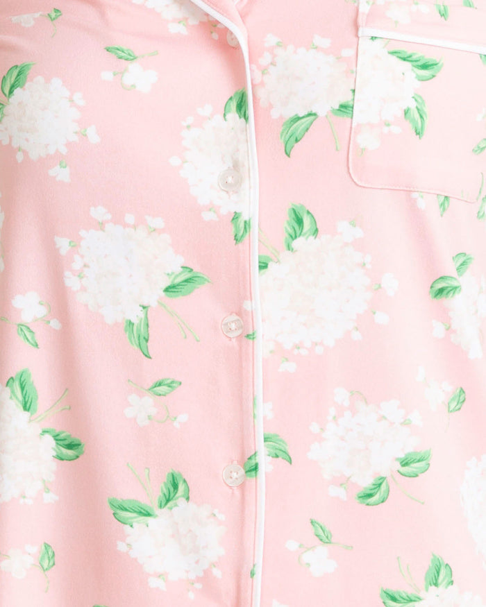 Linda Pajama Set in Hydrangeas