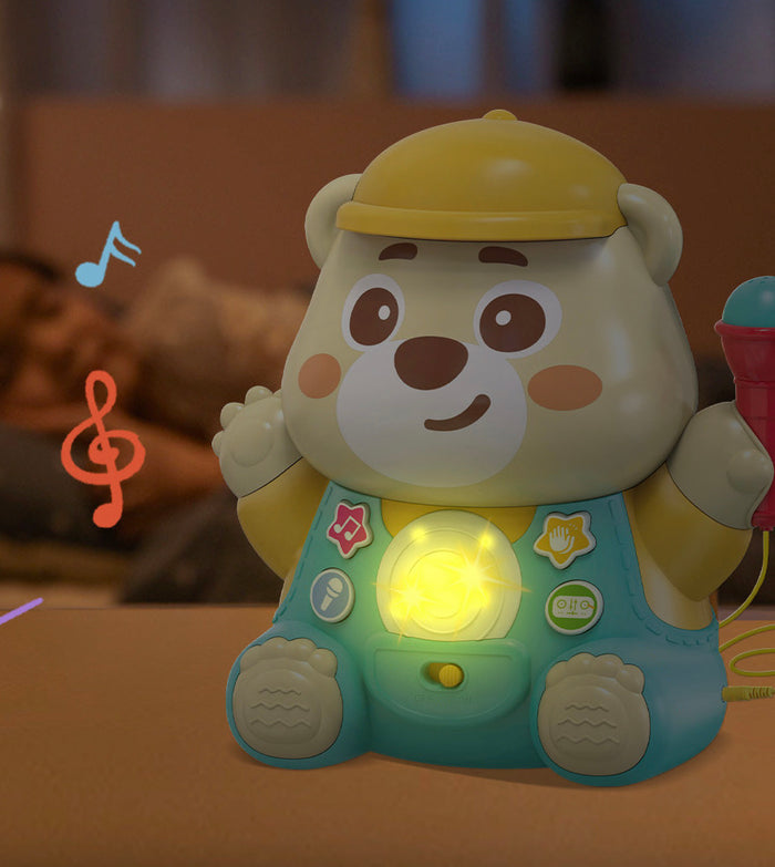 Little Fat Hugs Karaoke Bear Microphone Toy