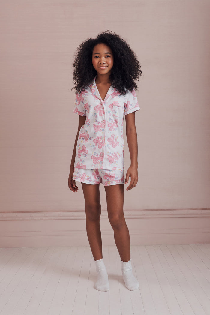 LoveShackFancy x Roller Rabbit Doily Beux Women's Polo Pajama Set