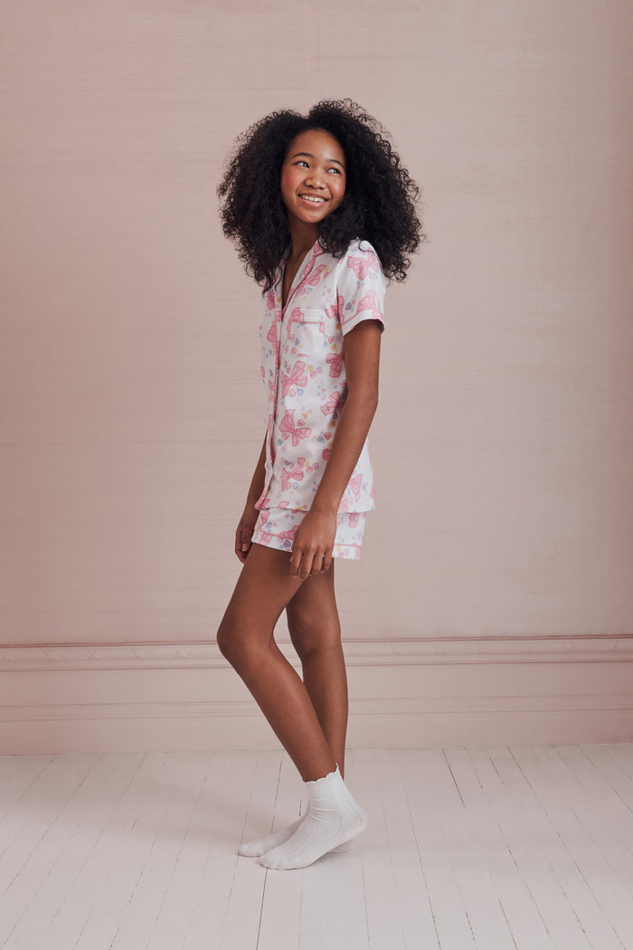 LoveShackFancy x Roller Rabbit Doily Beux Women's Polo Pajama Set
