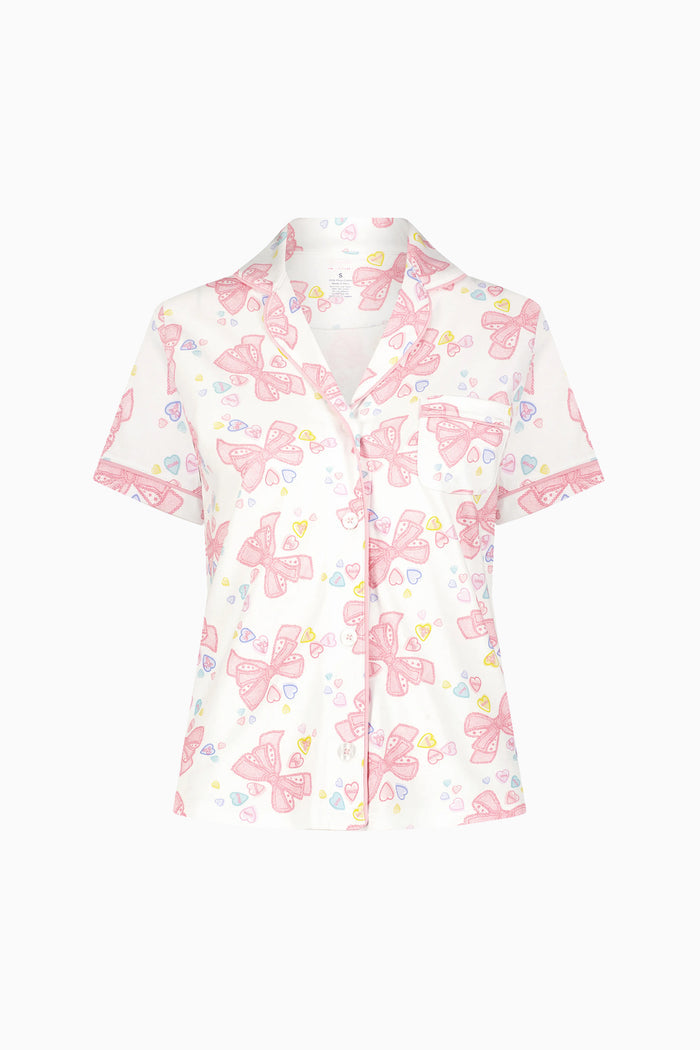 LoveShackFancy x Roller Rabbit Doily Beux Women's Polo Pajama Set