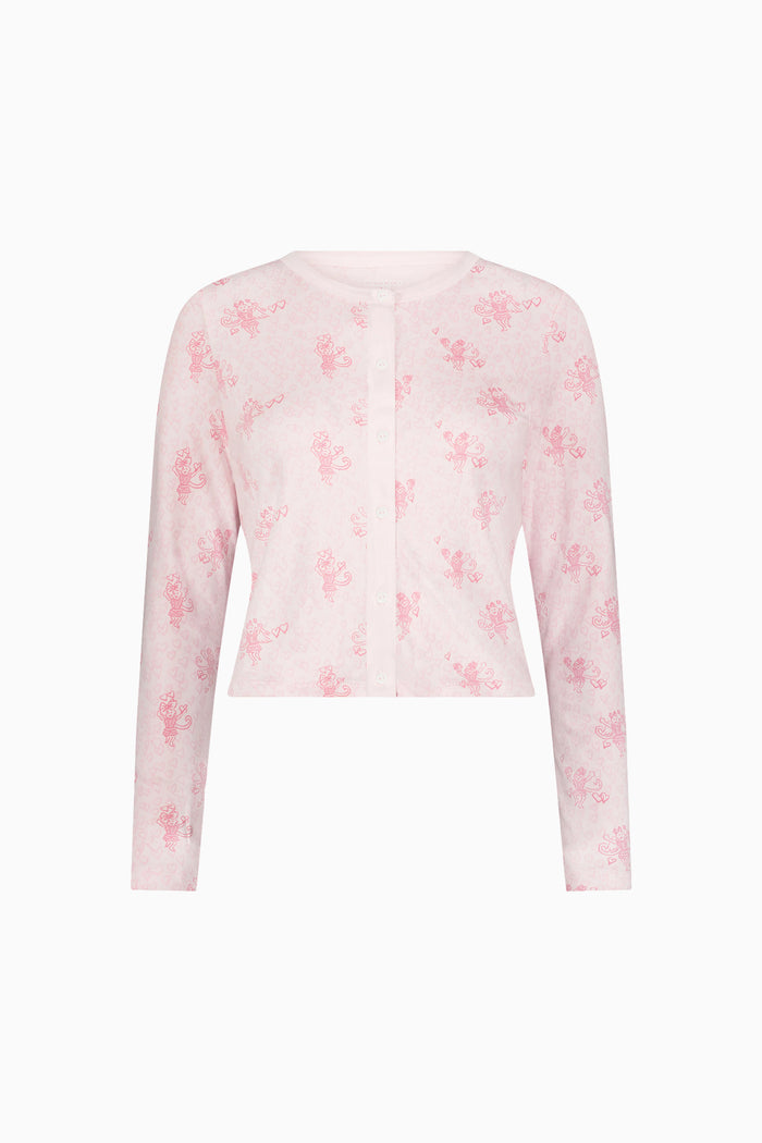 LoveShackFancy x Roller Rabbit Hearts Nessa Cardigan