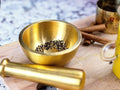 Luxury Brass Mortar & Pestle