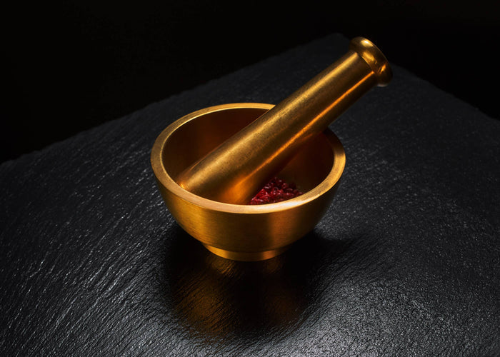 Luxury Brass Mortar & Pestle