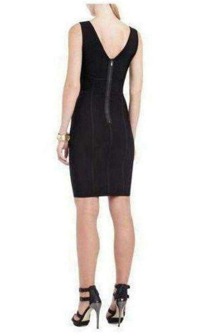 BCBGMAXAZRIA Makenna Black BodyCon Sheet Dress - Runway Catalog
