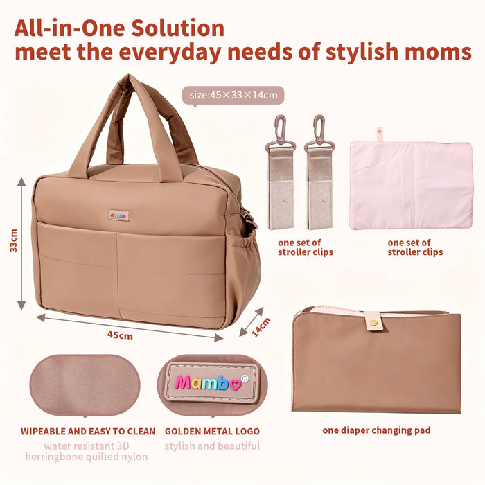 Mambo Puffy Diaper Bag