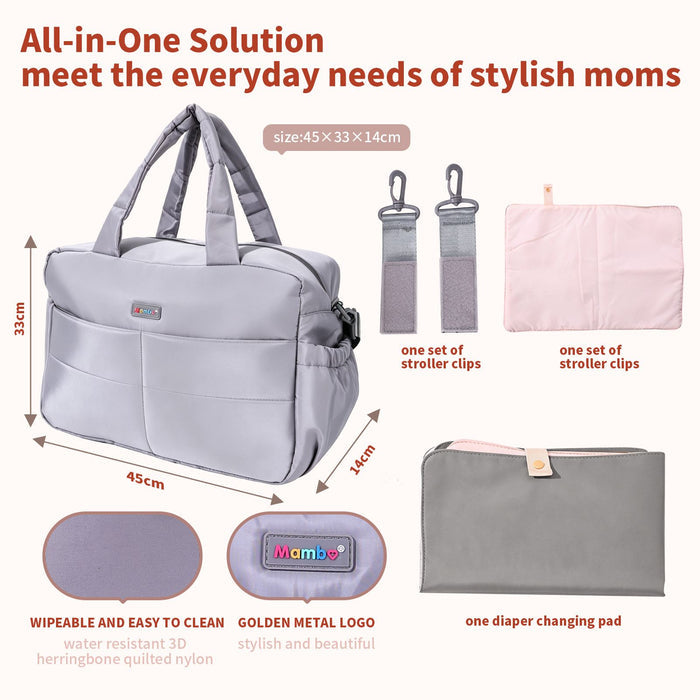 Mambo Puffy Diaper Bag