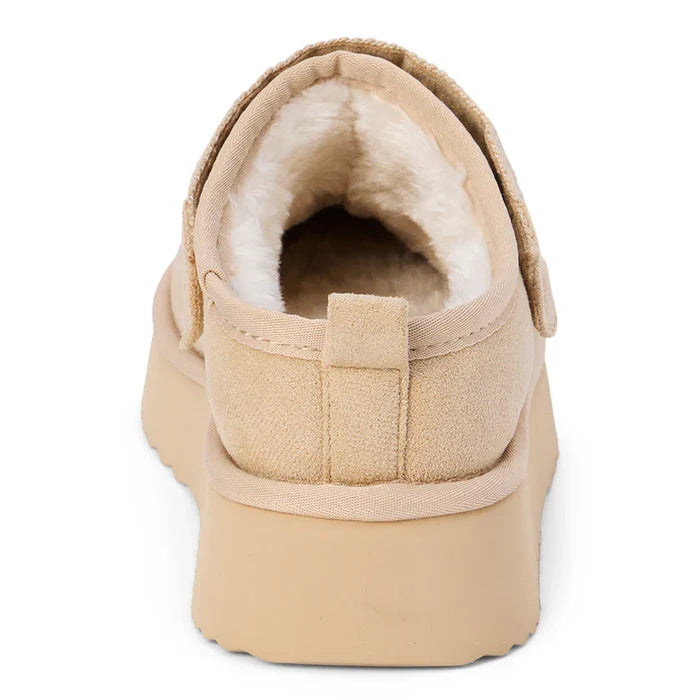 matisse storm lounge fur lined mule slide