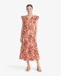 Meg Midi Dress in Botanical Garden