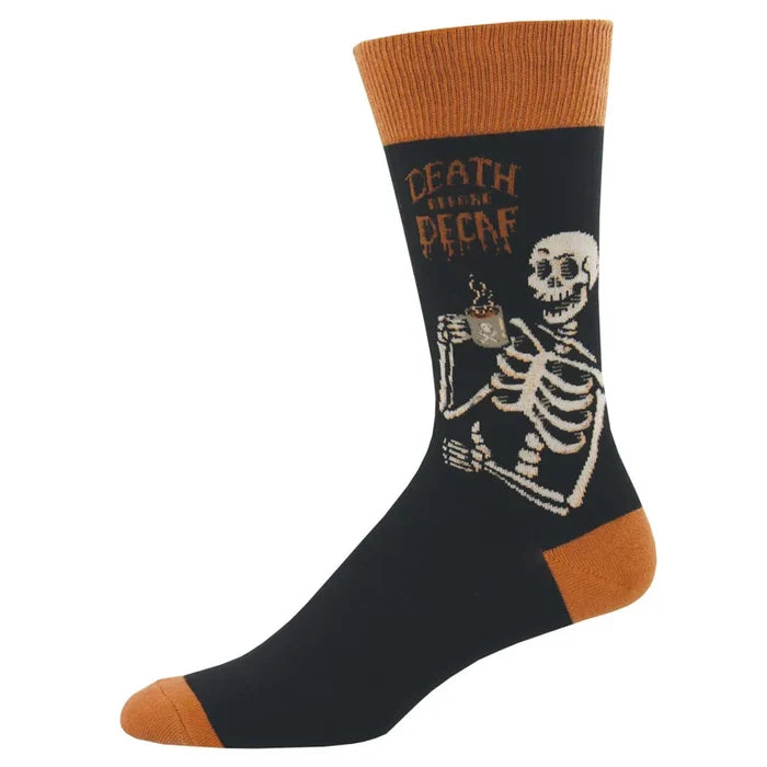 Men's Death Before Decaf Crew