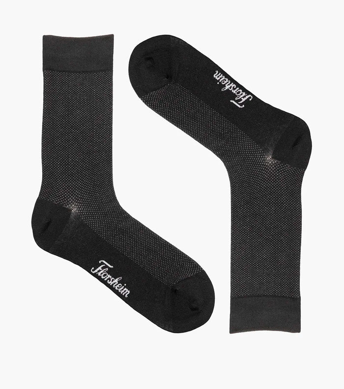 Men's Pindot Crew Dress Socks