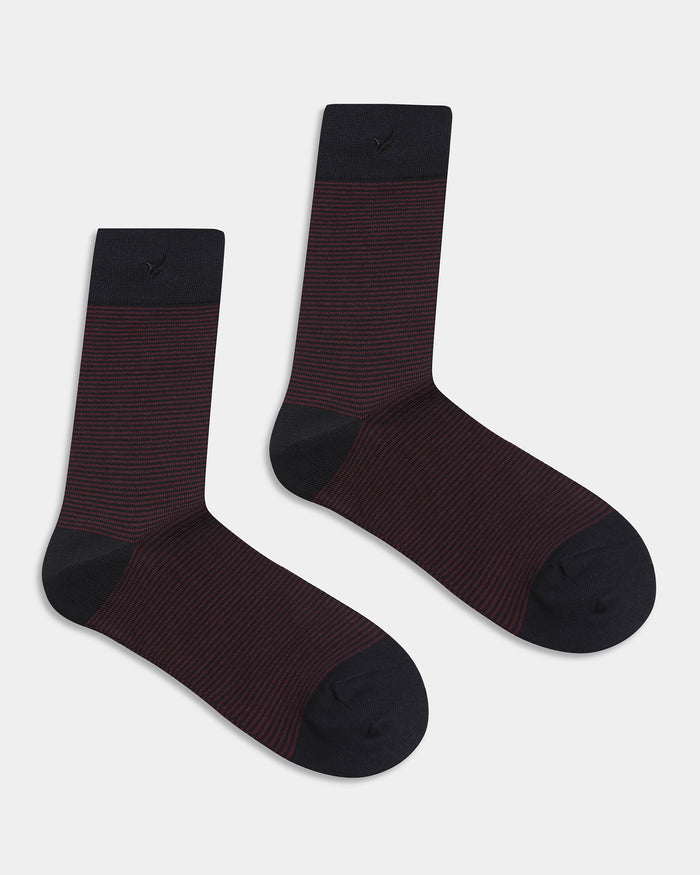 Mercerised Cotton Crew Length Socks Pack of 3 - Alea