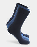 Mercerised Cotton Crew Length Socks Pack of 3 - Amor