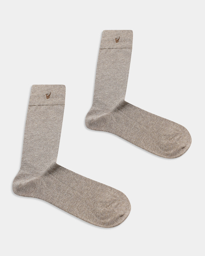 Mercerised Cotton Crew Length Socks Pack of 3 - Apto