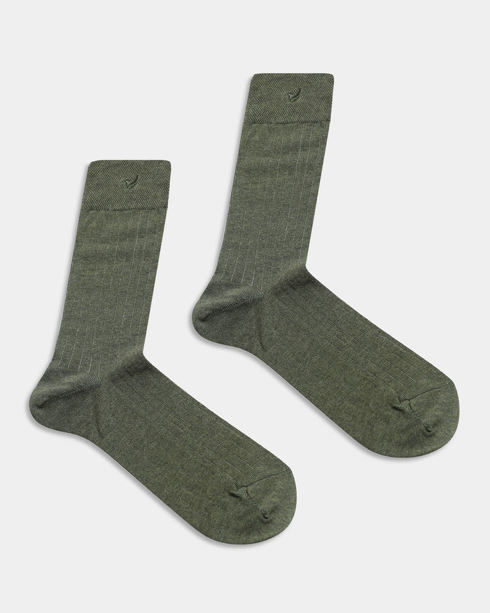 Mercerised Cotton Crew Length Socks Pack of 3 - Apto