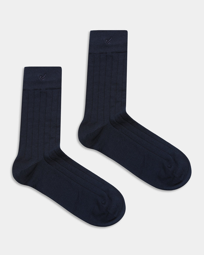 Mercerised Cotton Crew Length Socks Pack of 3 - Arc