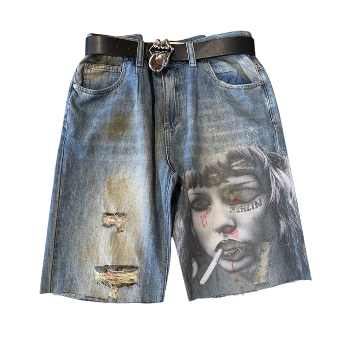 Merlin - Bloody Faces Jean Short - Clique Apparel