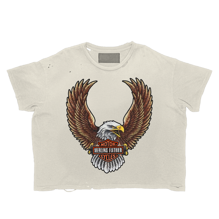 Merlin - Flying Eagle Tee - White - Clique Apparel