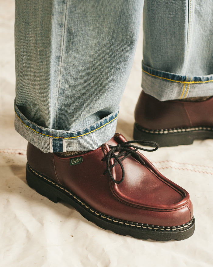 MICHAEL HORWEEN LEATHER - BURGUNDY