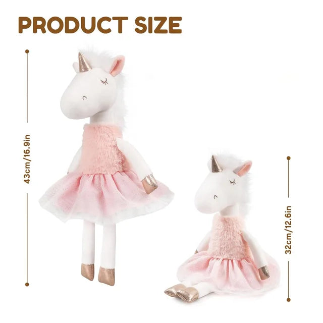 Mikee Fluffie "Faith the Unicorn" Plush Doll 16"