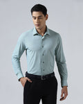 Mint TechPro Printed Shirt - Fossil