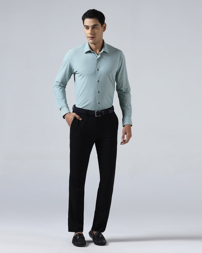 Mint TechPro Printed Shirt - Fossil