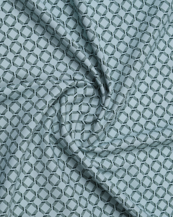 Mint TechPro Printed Shirt - Fossil