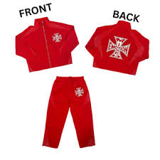 Mixed Emotion -  Red Classic Nylon Set - Clique Apparel