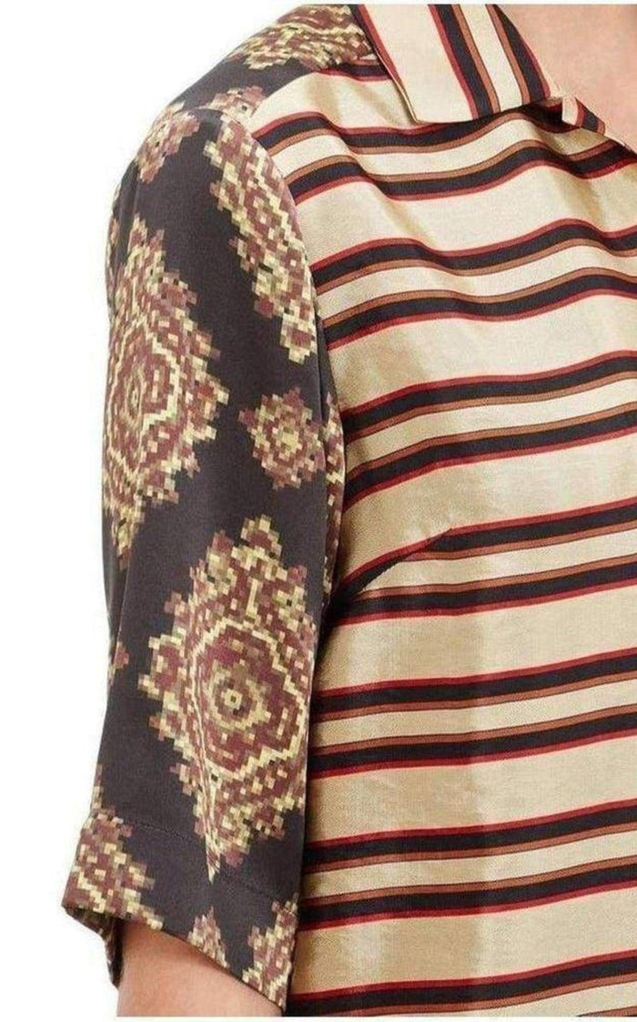 Dries Van Noten Mixed - Pattern Chanton Shirt - Runway Catalog