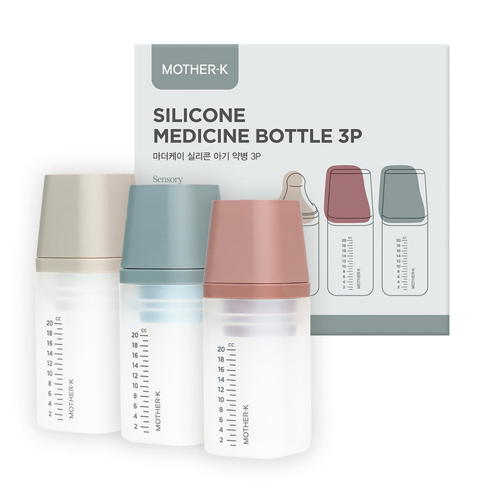 Mother-K Silicone Medicine Bottle 3pcs.