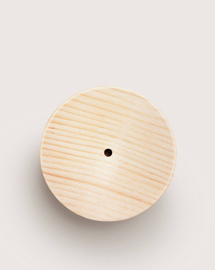 Natural Pine Round Soap Dish
