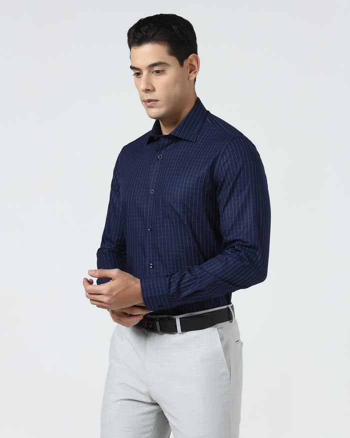 Navy Check Shirt - Canoe