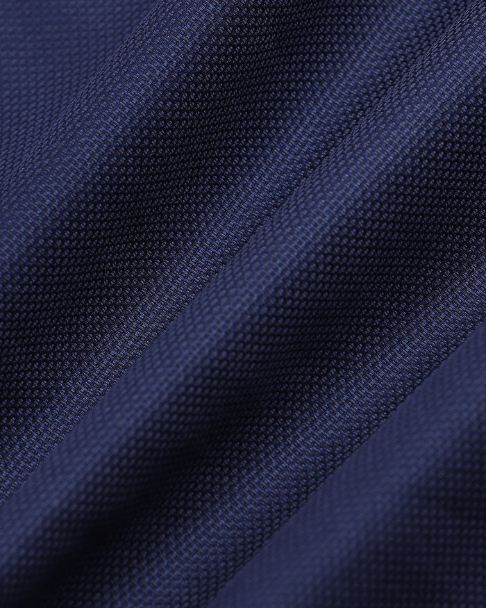 Navy Luxe Textured Shirt - Captain